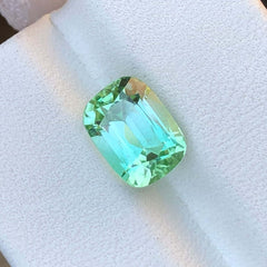 Faceted Bi-Color Tourmaline Gemstone