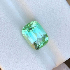 Faceted Bi-Color Tourmaline Gemstone