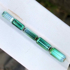 Faceted Bicolor Tourmaline Lot