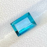 Faceted Bondi Blue Tourmaline