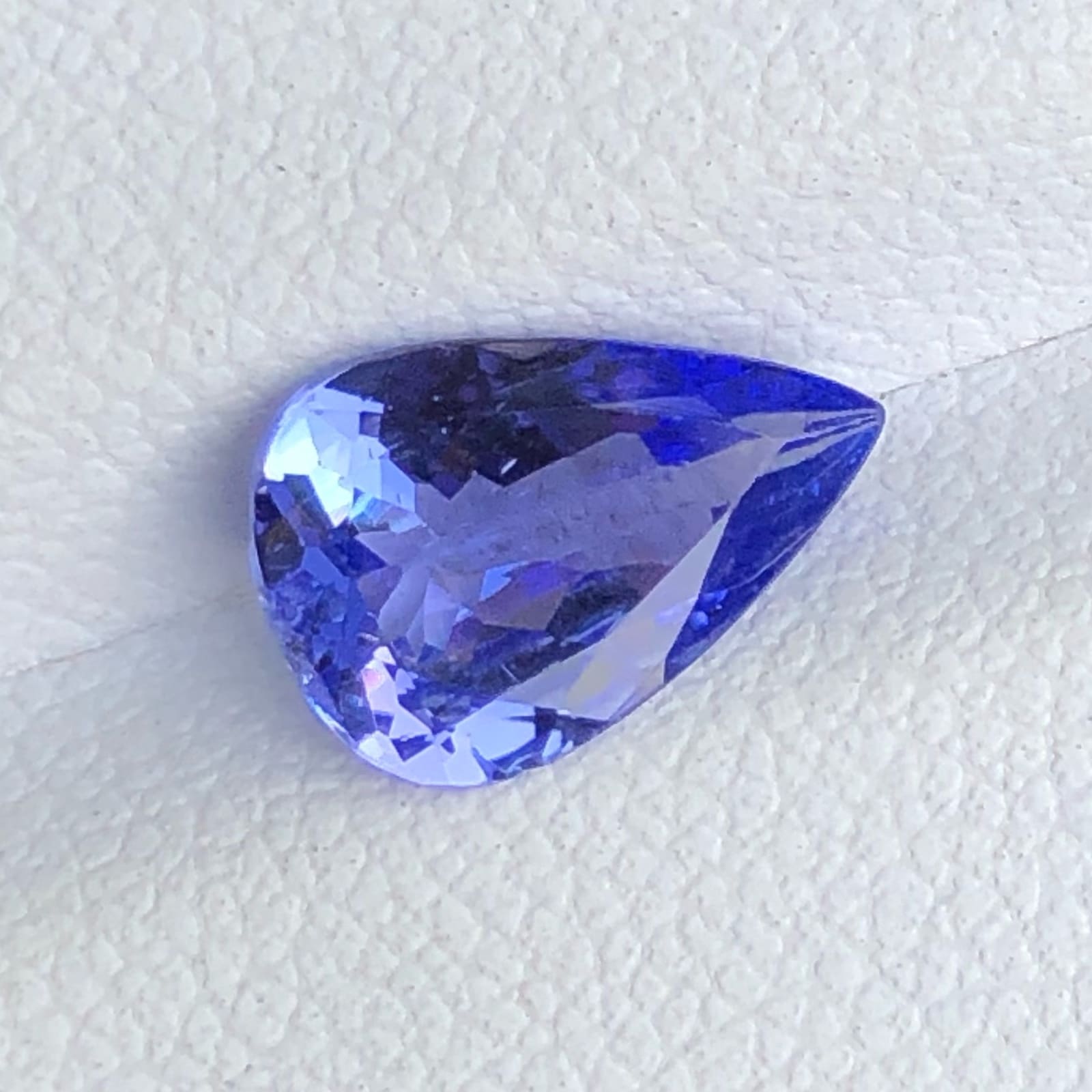 Faceted Cerulean Blue Tanzanite
