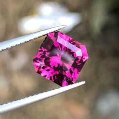 Faceted Hot Pink Garnet