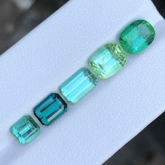 Faceted Multi Colors Tourmaline Lot