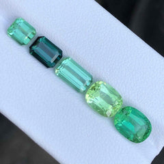 Faceted Multi Colors Tourmaline Lot