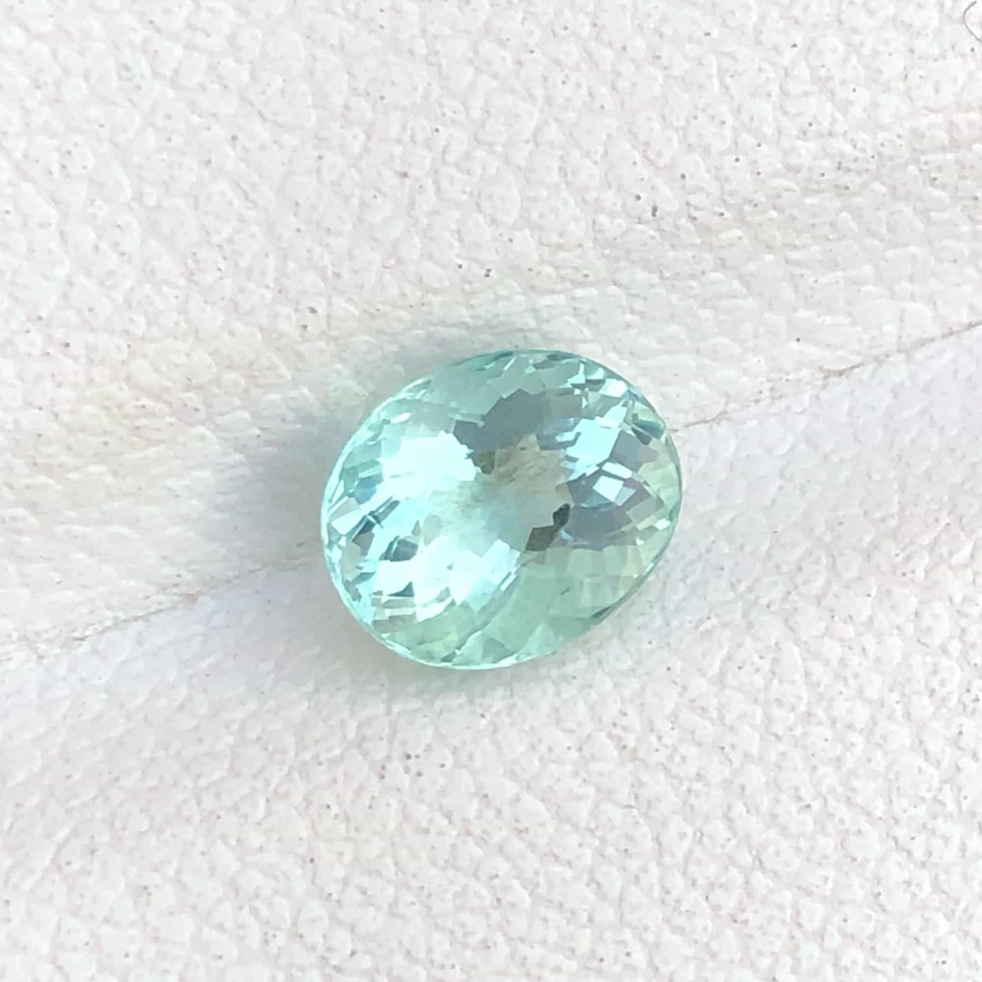 Faceted Paraiba Tourmaline Gemstone
