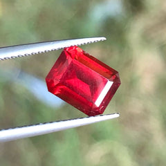 2.60 Carats Faceted Radical Red Spessartite Garnet
