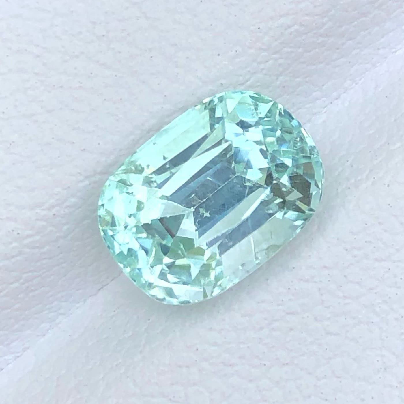 Faceted Seafoam Tourmaline