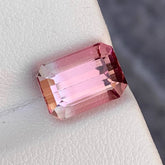 Fancy Bicolor Cut Tourmaline Gemstone