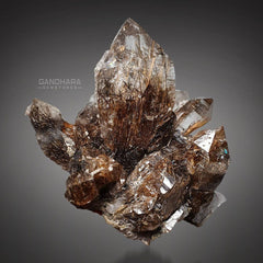 Golden Rutilated Well Crystalized Quartz Crystals