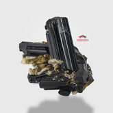 Gorgeous Intergrown Schorl Aka Black Tourmaline Crystals