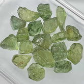 Greenish Yellow Apatite Rough Pieces