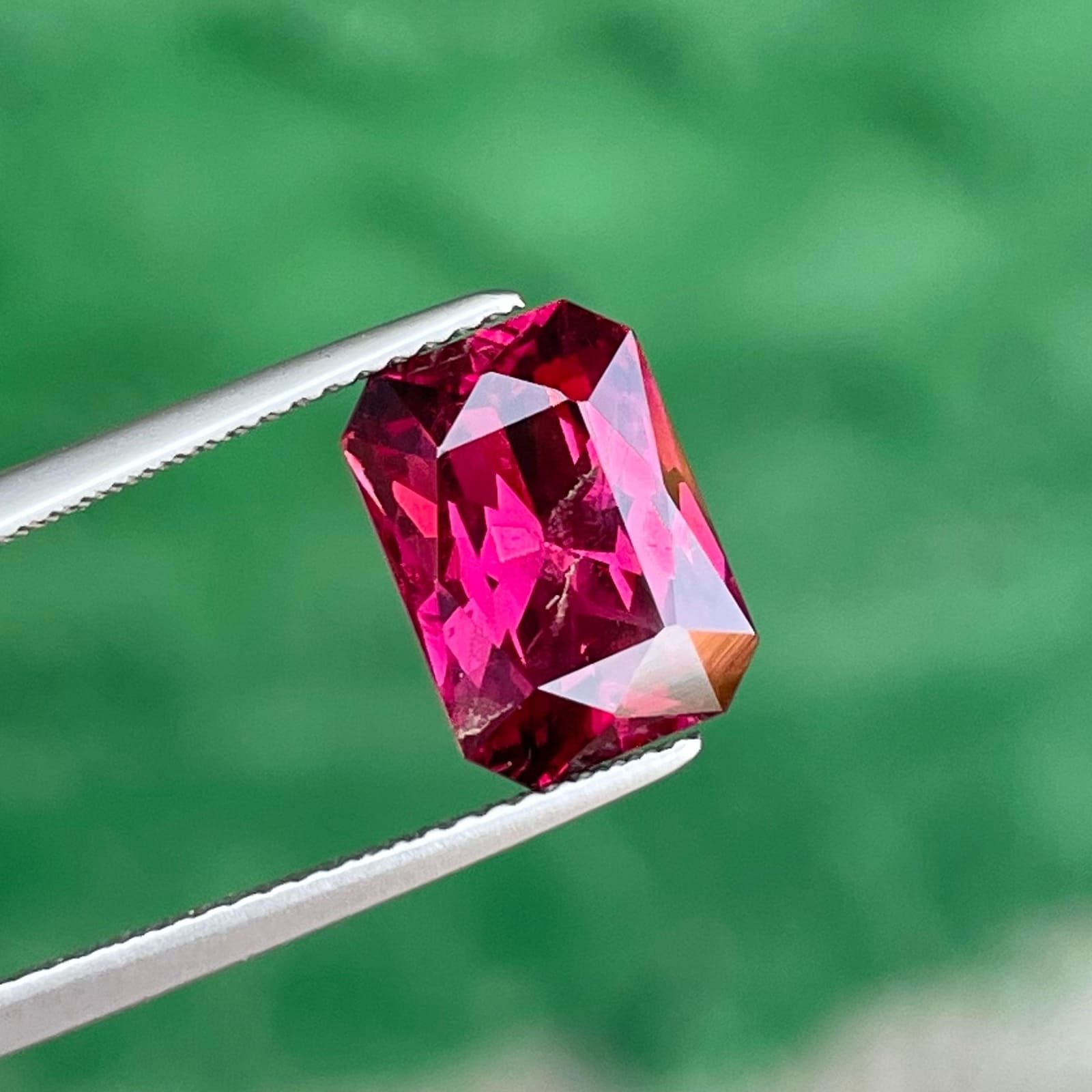 Hot Pink Rhodolite Garnet Gemstone