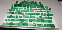 Facet Grade Rough Emeralds available for sale
