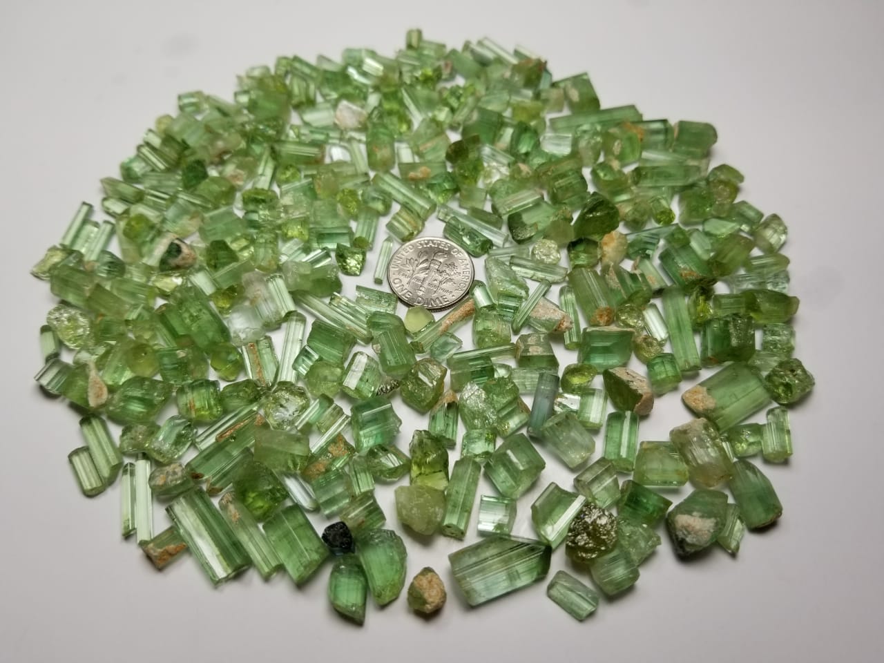 Beautiful Facet Rough Green Tourmaline from the mines of Jaba Kunar