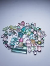 Beautiful Facet Rough Light Pink and Green Tourmaline