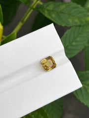 Yellow Sapphire color Faceted single piece available for sale