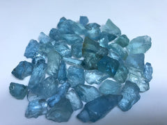 Dark Color Facet Grade Rough Aquamarine