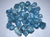 100 Grams Dark Color Facet Grade Rough Aquamarine
