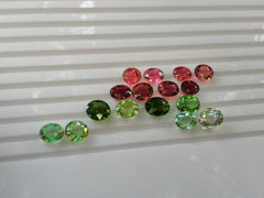 Very Stunning Faceted Tourmaline pieces for sale
