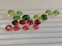 Very Stunning Faceted Tourmaline pieces for sale