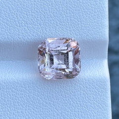 Light Pink Natural Morganite Stone For Ring
