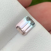 Lovely Bicolor Tourmaline Cut Gemstone