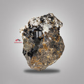 Lusterious Vesuvianite Crystals On Matrix With Albite