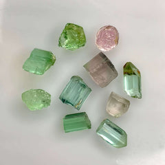 Mix Color Facet Rough Tourmaline