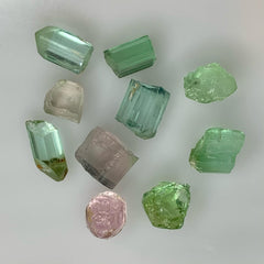 Small Size Mix Color Facet Rough Tourmaline