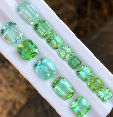 Mix Color Faceted Tourmaline Lot