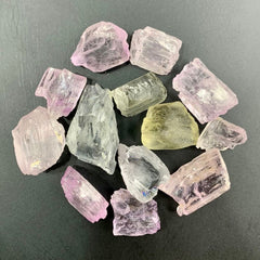 Mix Color Kunzite Facet Grade Rough