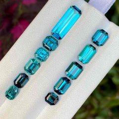 Natural Blue Tourmaline Lot