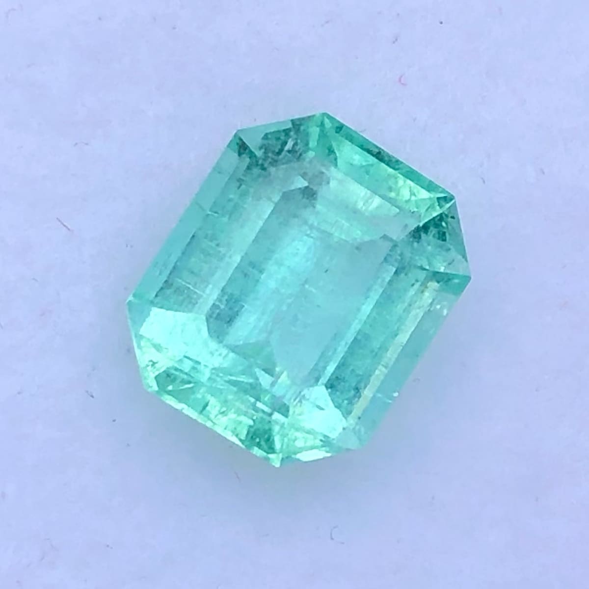 Natural Light Green Emerald