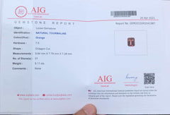 Certified Tourmaline