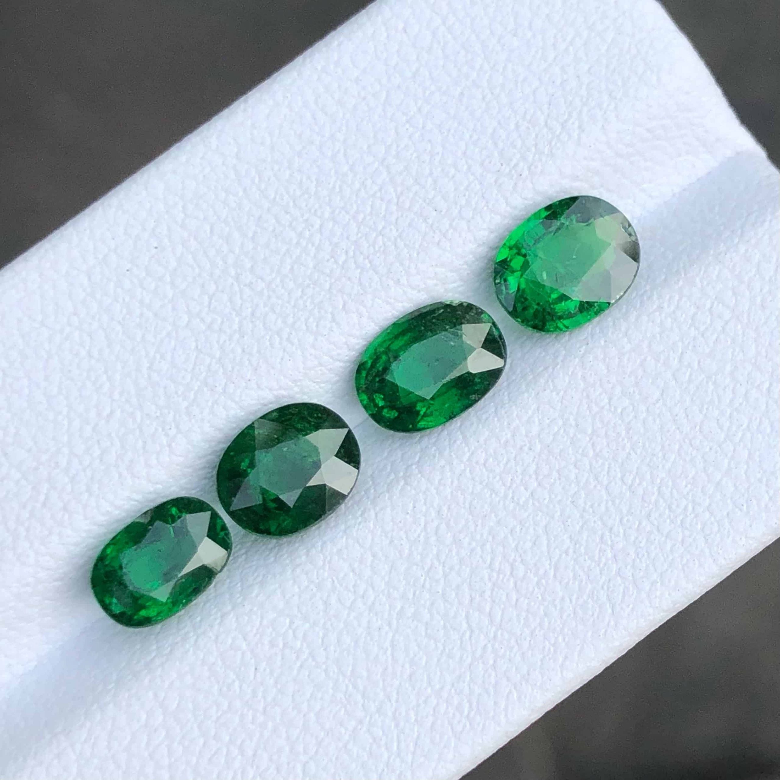 Natural Tsavorite Garnet Set