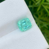 Natural Light Green Loose Emerald Gemstone