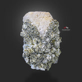 Naturally Etched Microcline With Silvery White Muscovite Rossetts