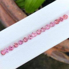 Pink Tourmaline Lot Calibrated Size