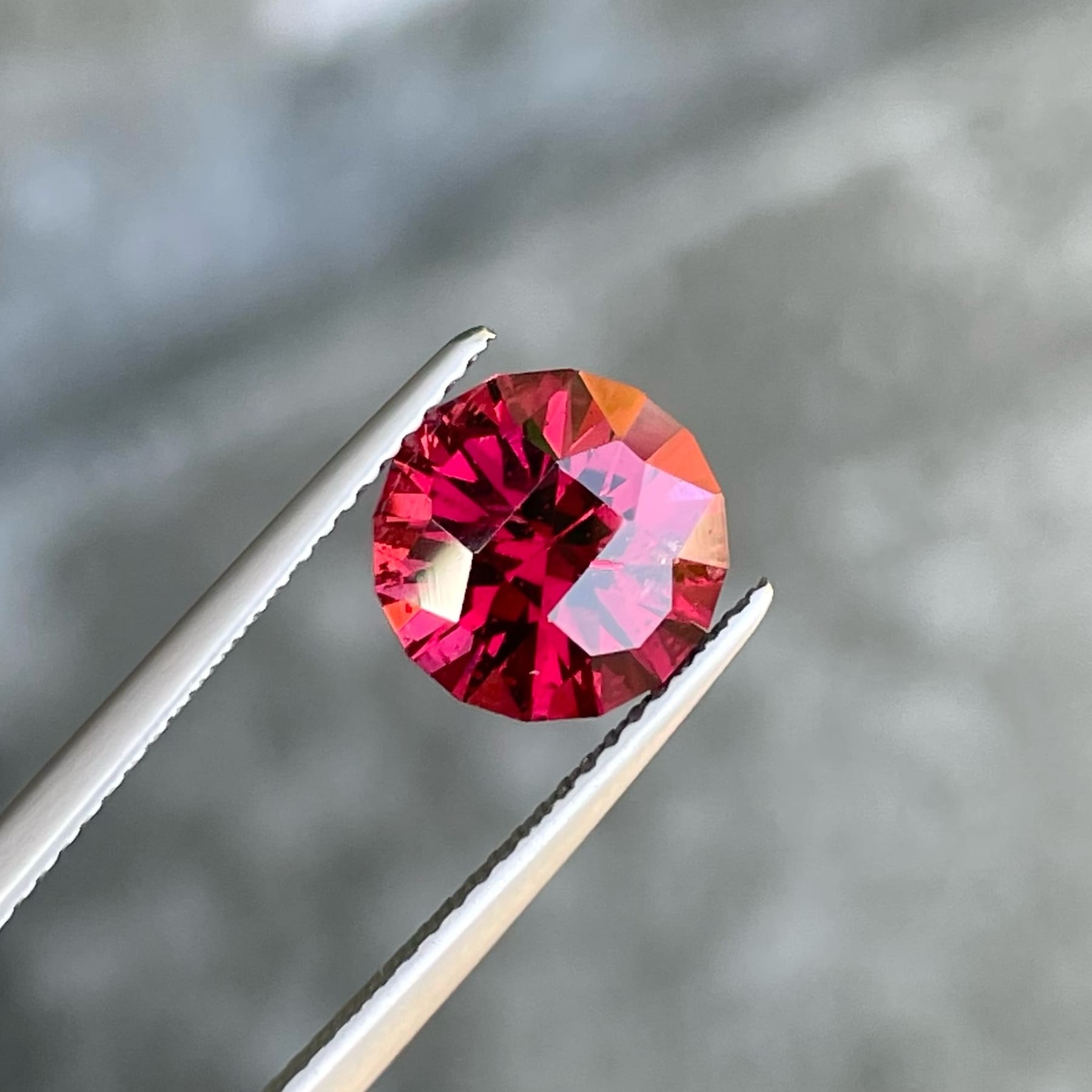 Pinkish Red Natural Garnet Gemstone
