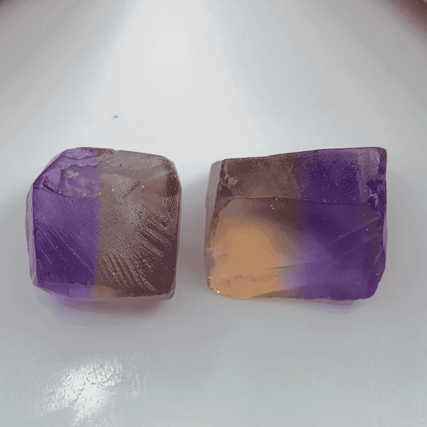 Preformed Bolivian Ametrine Facet Rough