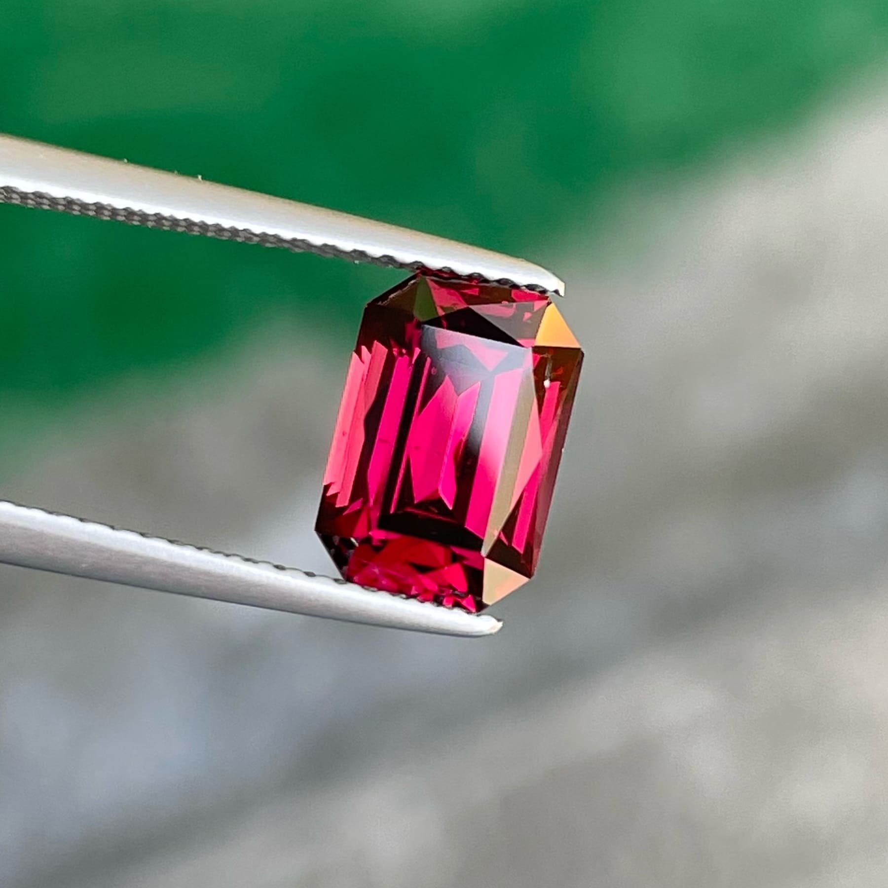 Raspberry Natural Rhodolite Garnet For Ring