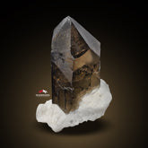 Saturday Color Smoky Quartz On White Albite