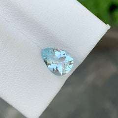 Pear Spectacular Natural Loose Aquamarine Gemstone