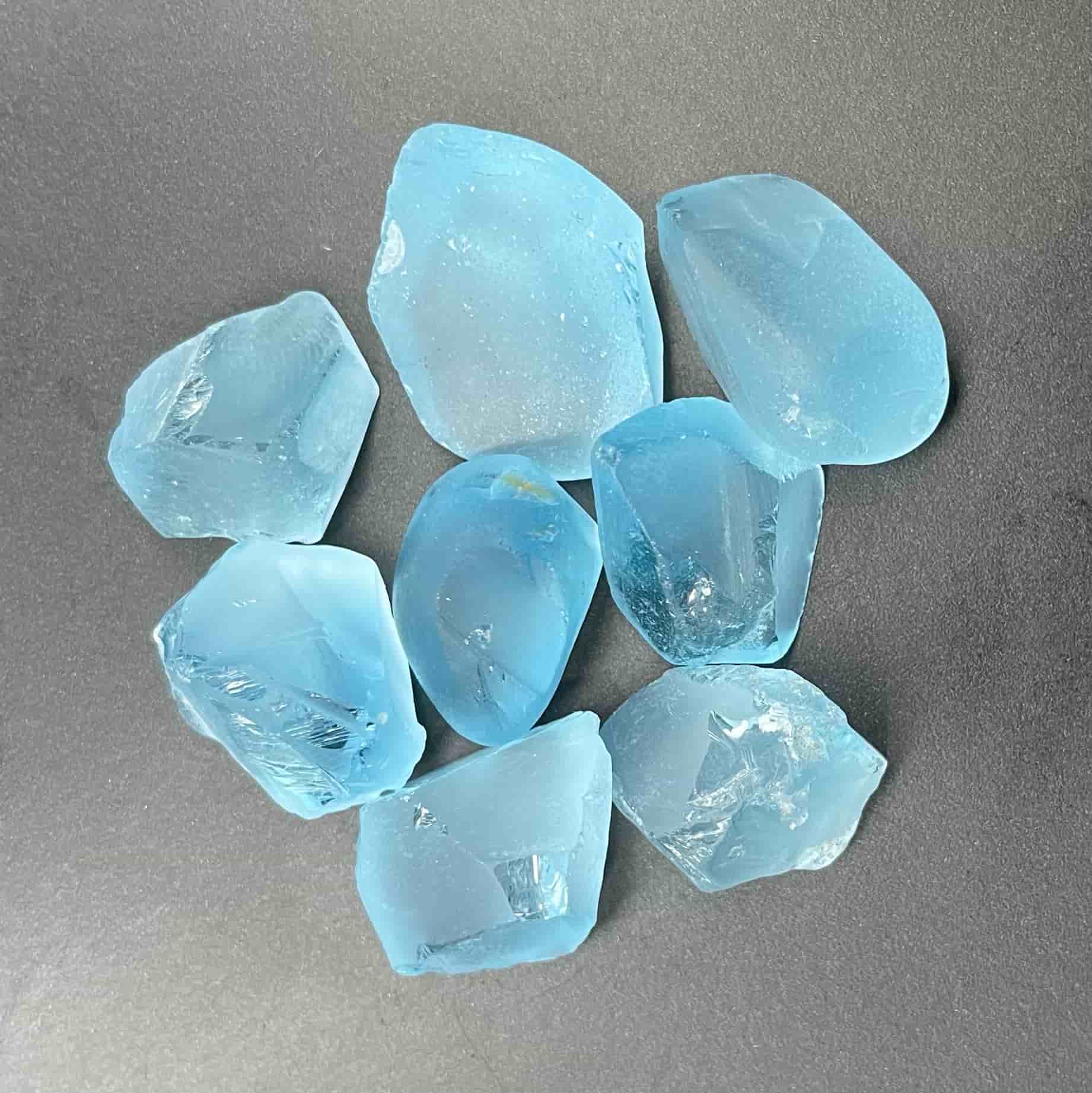 Swiss Blue Topaz Facet Rough Lot