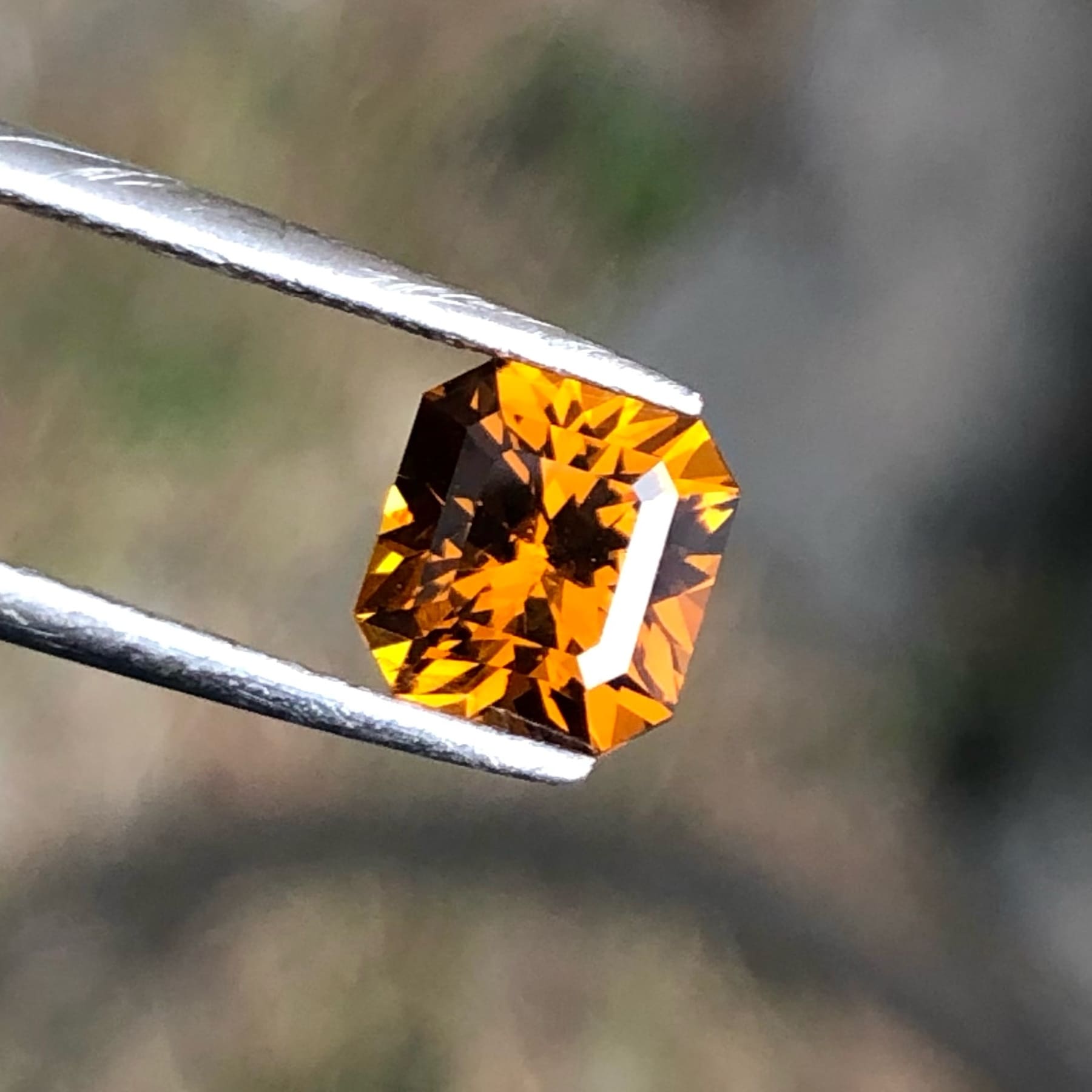 Vibrant Orange Mali Garnet