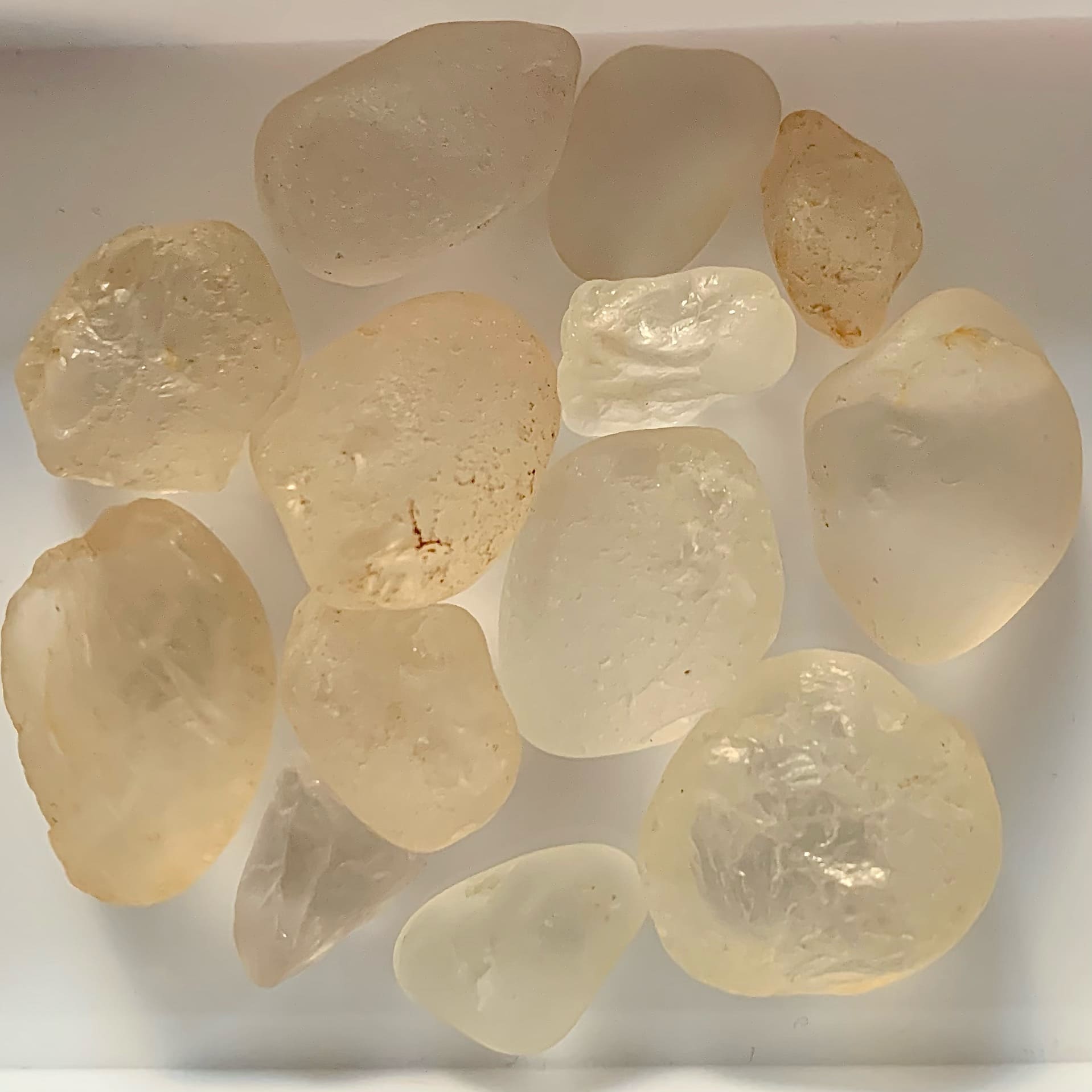 White Topaz Facet Rough - 52.87 grams