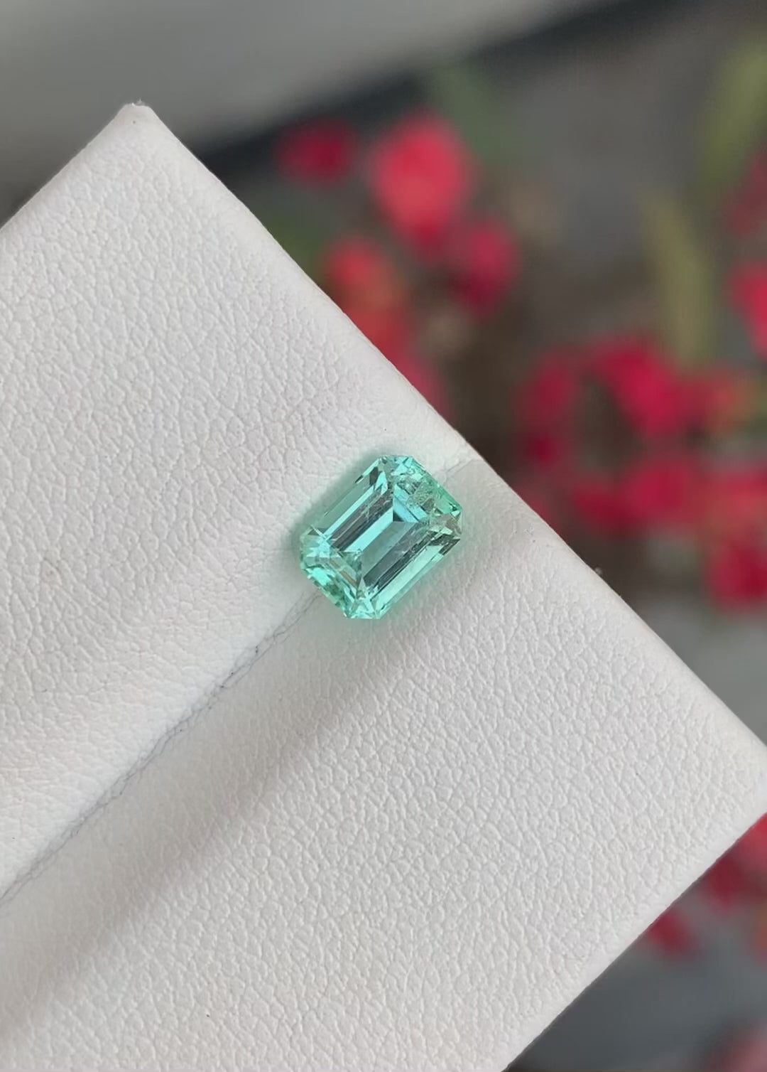 Spectacular Pastel Green Emerald Gemstone