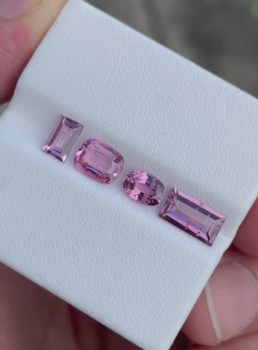 Pink Spinel Gemstone lot