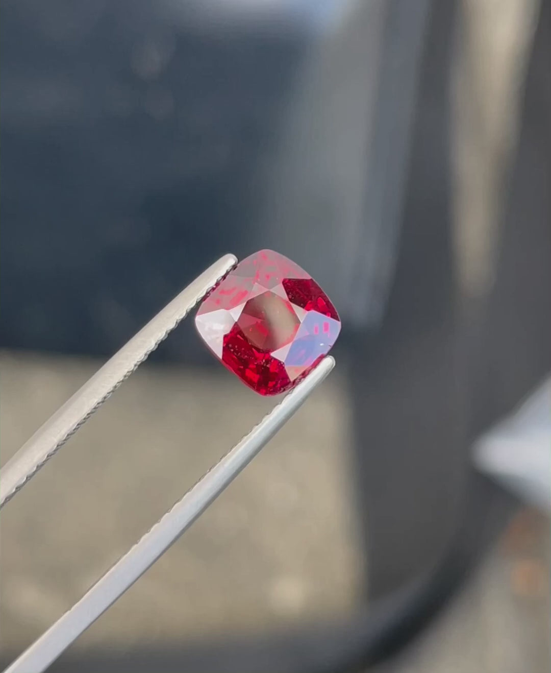 Soft Red Natural Spinel Stones