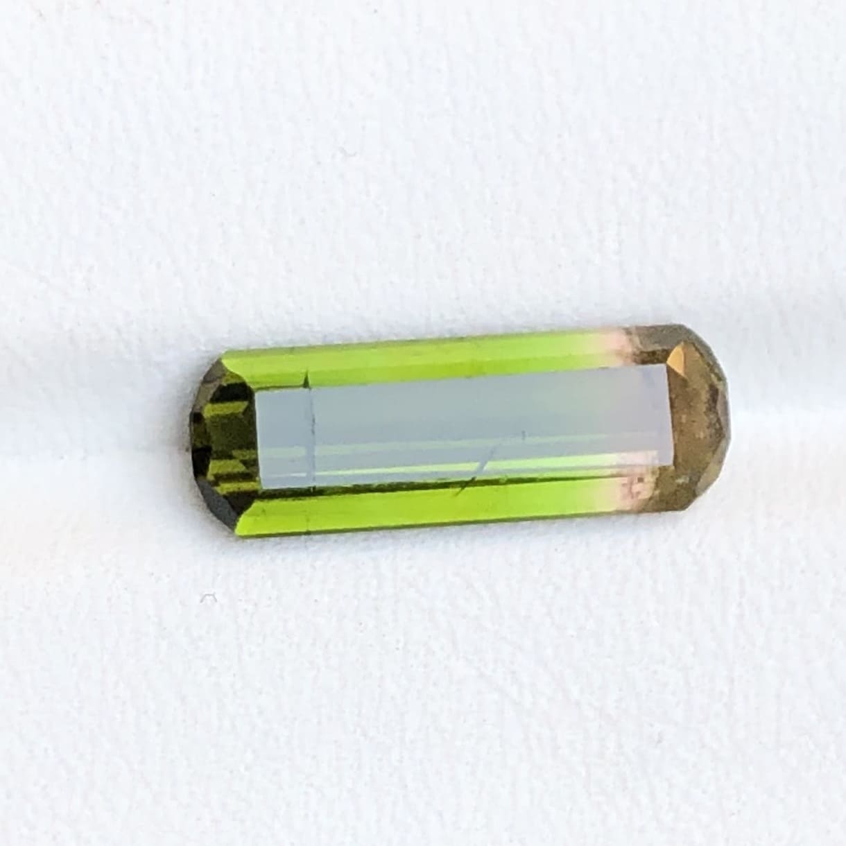 bicolor natural tourmline - gandhara gems